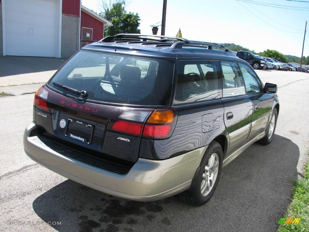 2004 Outback Wagon - Mystic Blue Pearl / Gray/Black photo #11