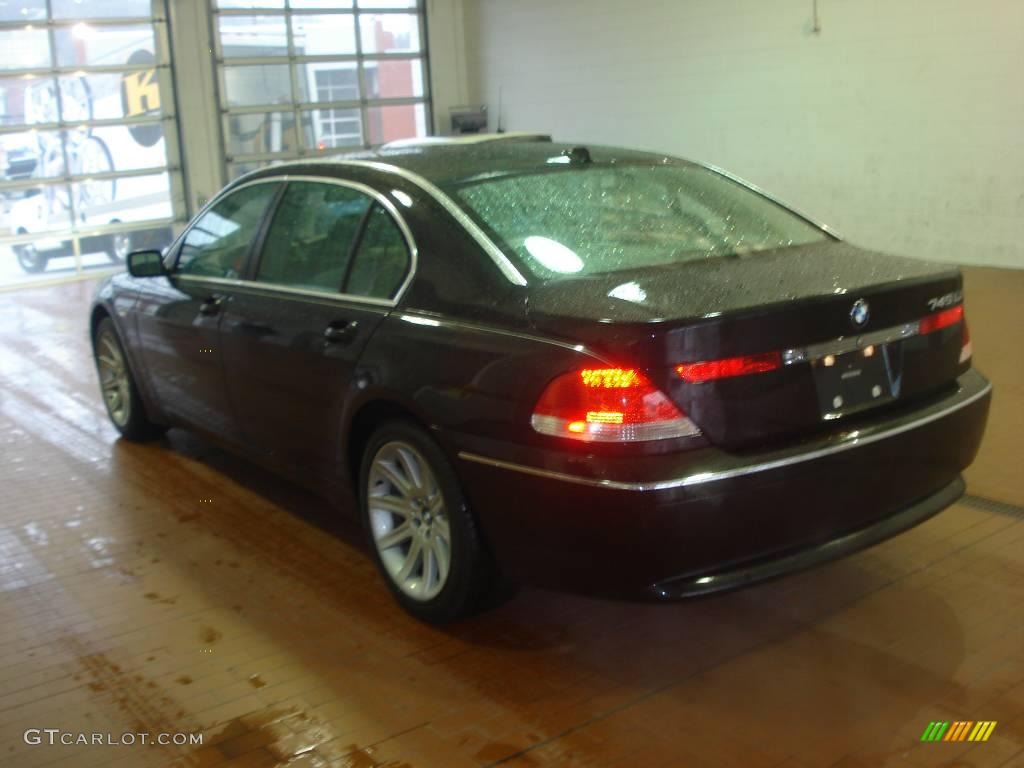 2002 7 Series 745Li Sedan - Jet Black / Black photo #7