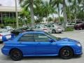 2007 WR Blue Pearl Subaru Impreza WRX STi  photo #2