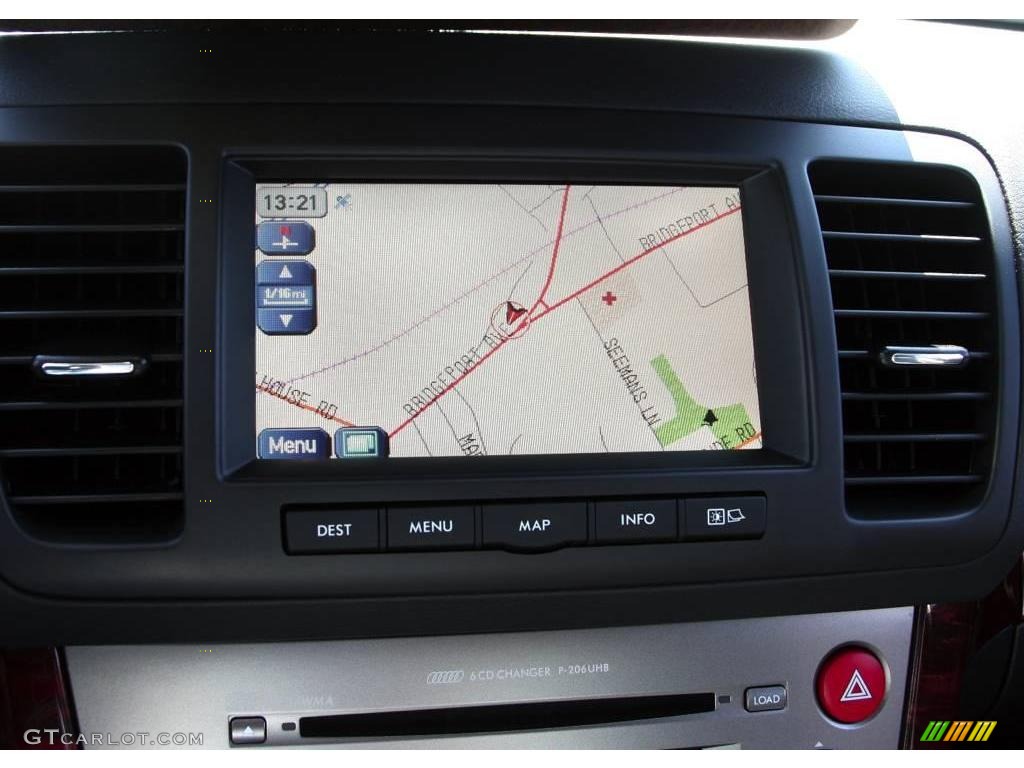 2009 Outback 3.0R Limited Wagon - Obsidian Black Pearl / Off Black photo #11