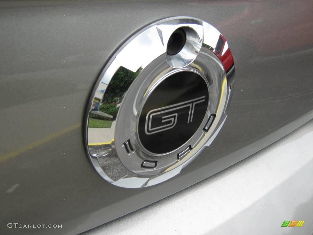 2008 Mustang GT Deluxe Coupe - Vapor Silver Metallic / Dark Charcoal photo #11