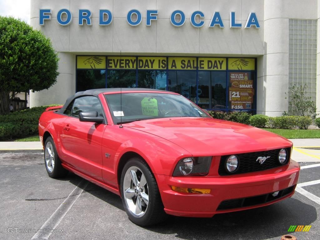 2006 Mustang GT Premium Convertible - Torch Red / Dark Charcoal photo #1