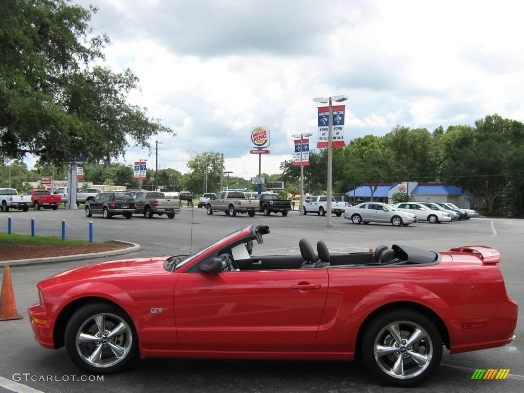 2006 Mustang GT Premium Convertible - Torch Red / Dark Charcoal photo #13