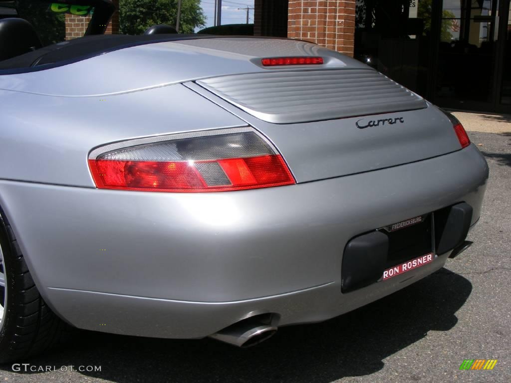 1999 911 Carrera Cabriolet - Arctic Silver Metallic / Black photo #17