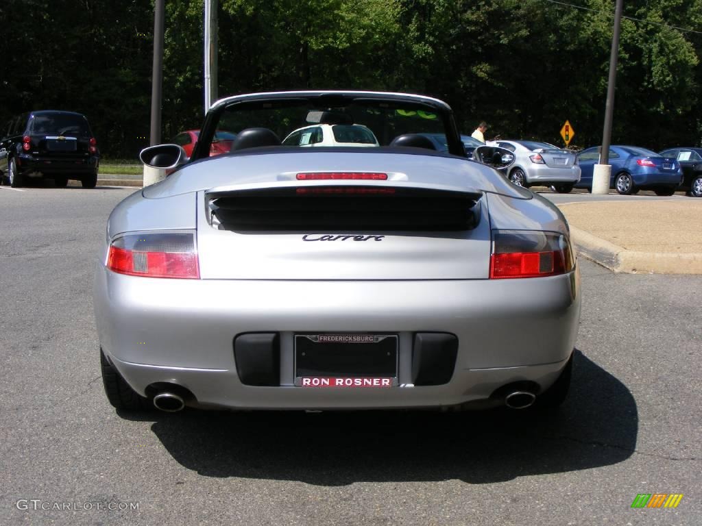 1999 911 Carrera Cabriolet - Arctic Silver Metallic / Black photo #22