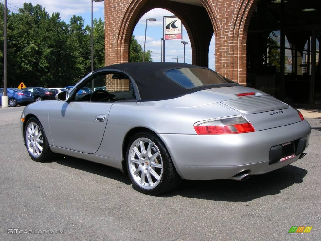 1999 911 Carrera Cabriolet - Arctic Silver Metallic / Black photo #25