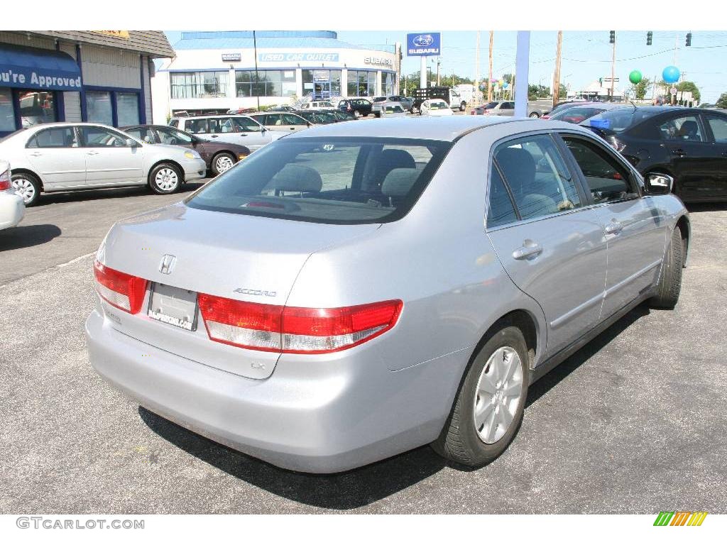 2003 Accord LX Sedan - Satin Silver Metallic / Black photo #5