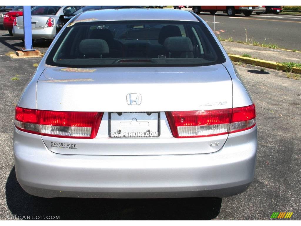 2003 Accord LX Sedan - Satin Silver Metallic / Black photo #7