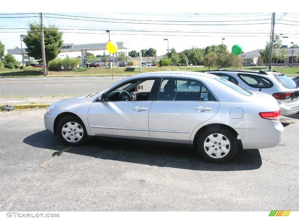 2003 Accord LX Sedan - Satin Silver Metallic / Black photo #8