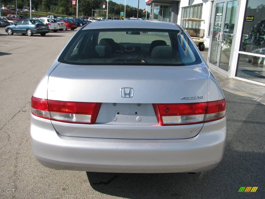 2003 Accord LX Sedan - Satin Silver Metallic / Black photo #5