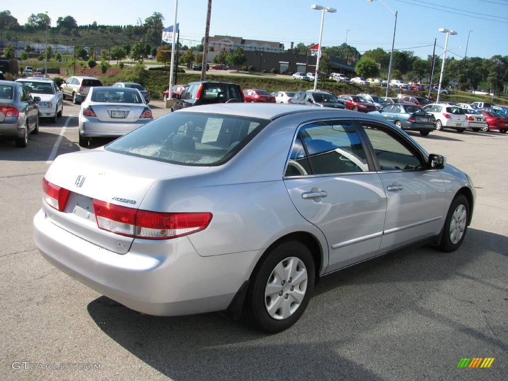 2003 Accord LX Sedan - Satin Silver Metallic / Black photo #6