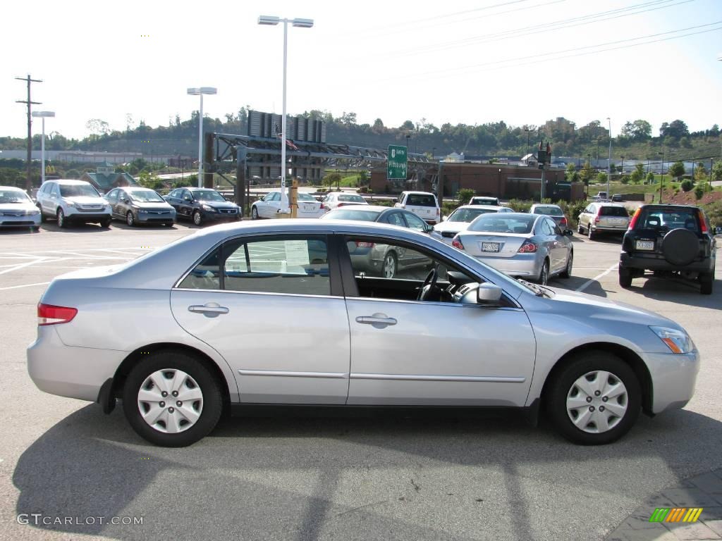 2003 Accord LX Sedan - Satin Silver Metallic / Black photo #7