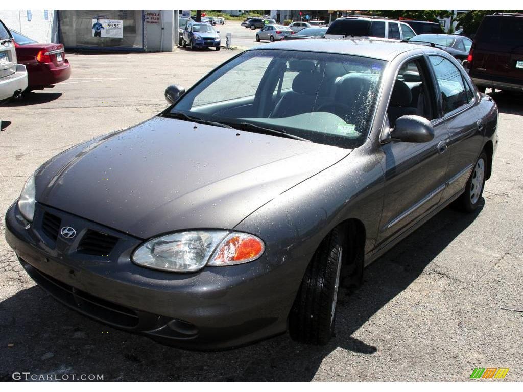 2000 Elantra GLS Sedan - Slate Gray / Gray photo #1