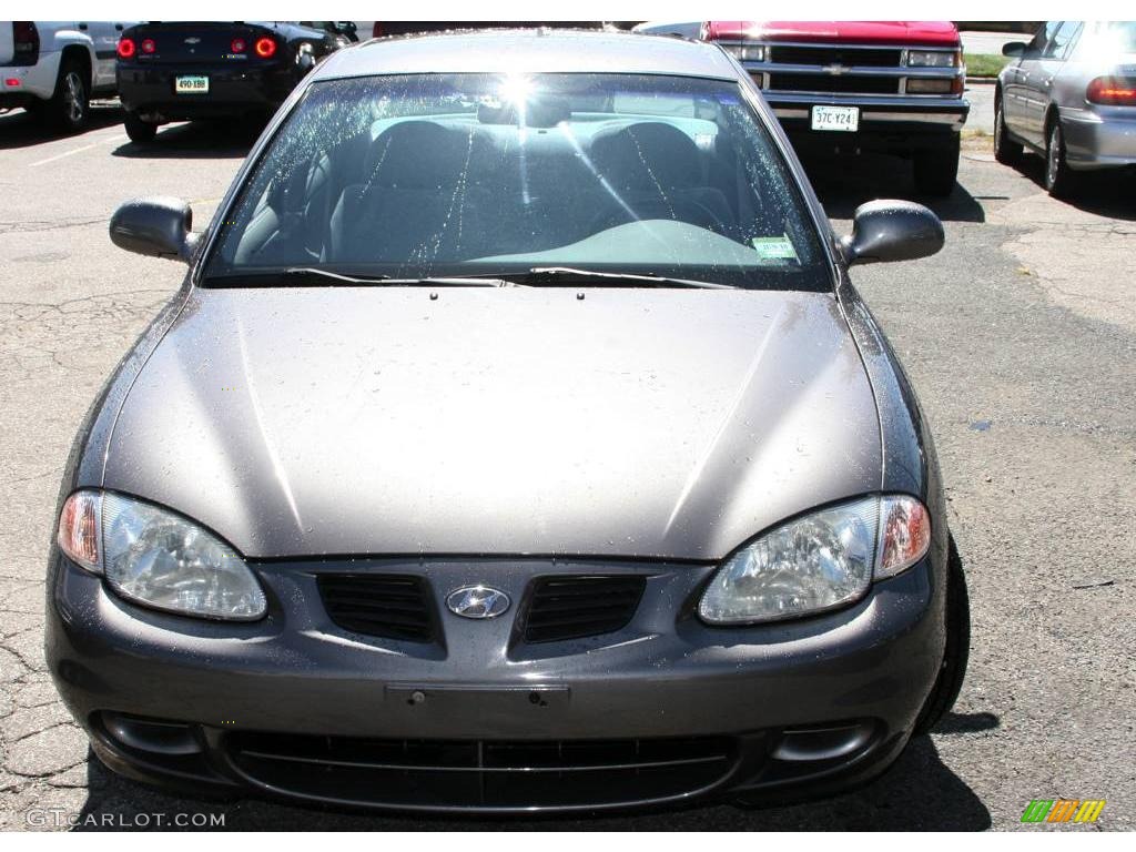 2000 Elantra GLS Sedan - Slate Gray / Gray photo #2
