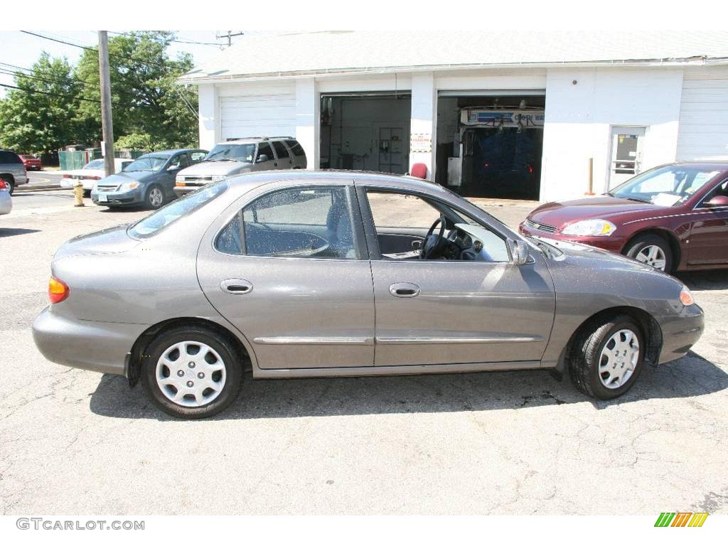 2000 Elantra GLS Sedan - Slate Gray / Gray photo #4
