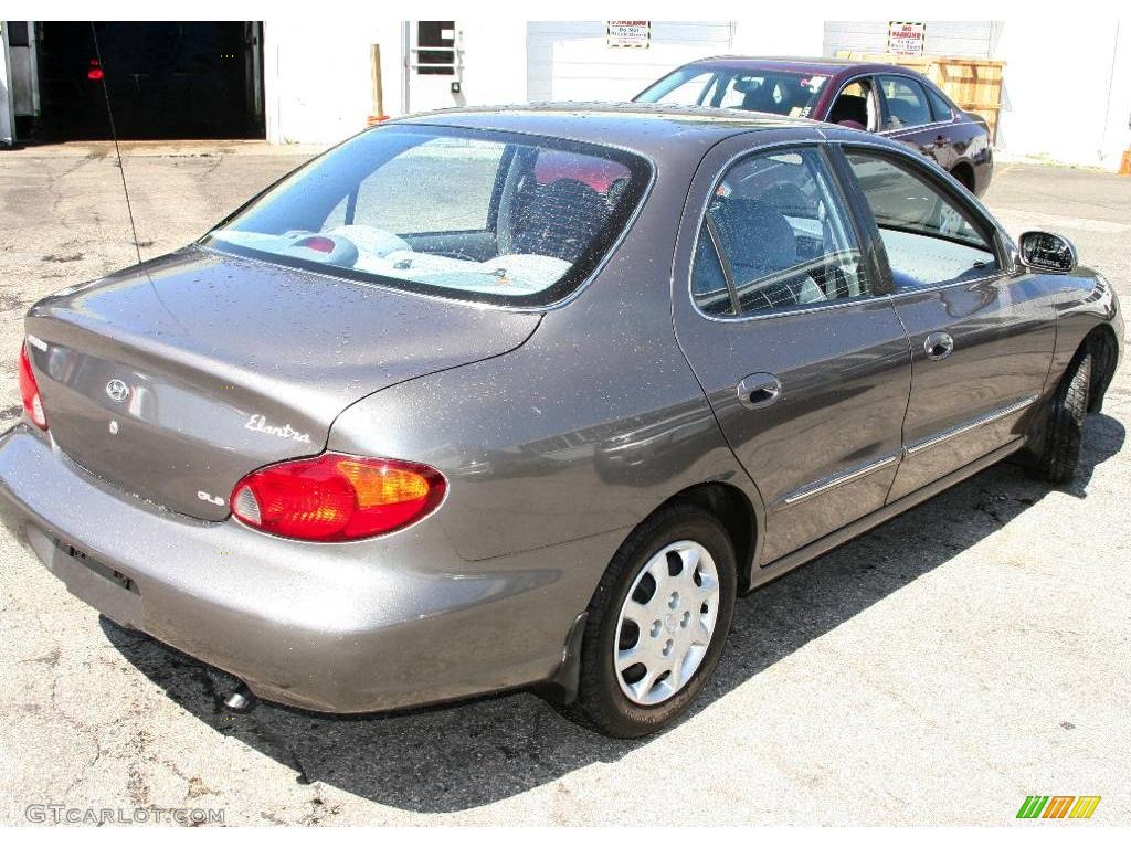 2000 Elantra GLS Sedan - Slate Gray / Gray photo #5
