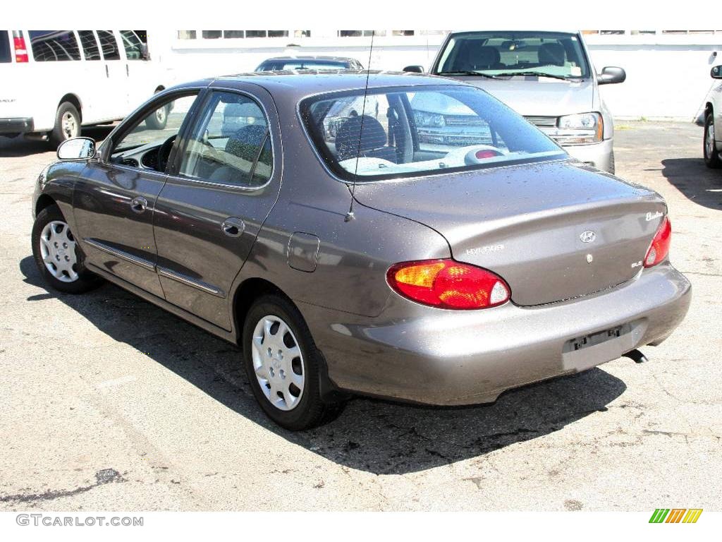 2000 Elantra GLS Sedan - Slate Gray / Gray photo #6