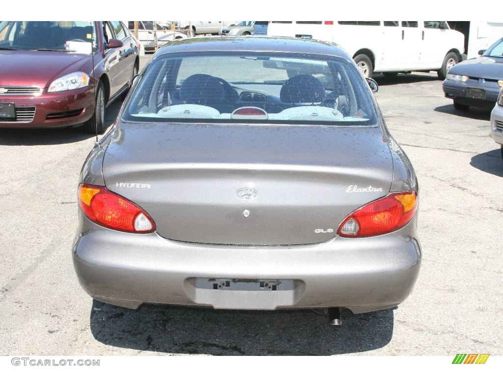 2000 Elantra GLS Sedan - Slate Gray / Gray photo #7