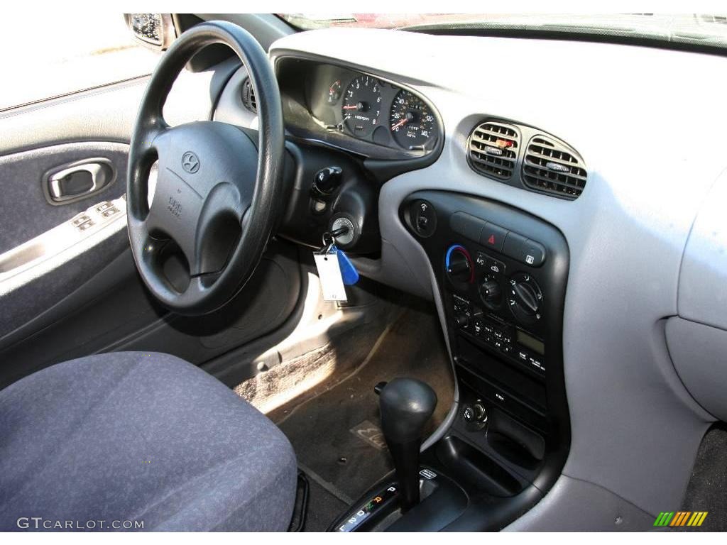 2000 Elantra GLS Sedan - Slate Gray / Gray photo #9