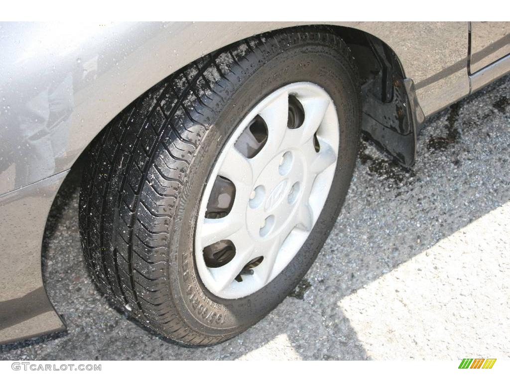 2000 Elantra GLS Sedan - Slate Gray / Gray photo #10