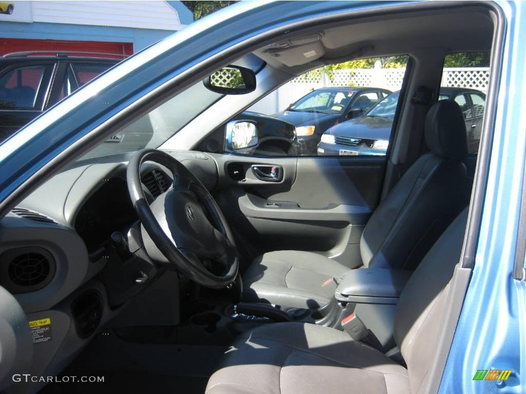 2004 Santa Fe LX 4WD - Arctic Blue / Gray photo #3