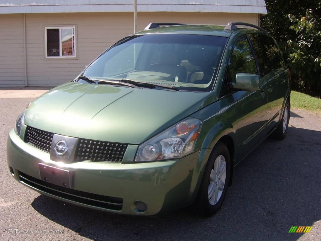 2004 Quest 3.5 SL - Green Tea Metallic / Beige photo #1