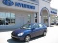 2008 Dark Sapphire Blue Hyundai Accent GLS Sedan  photo #1