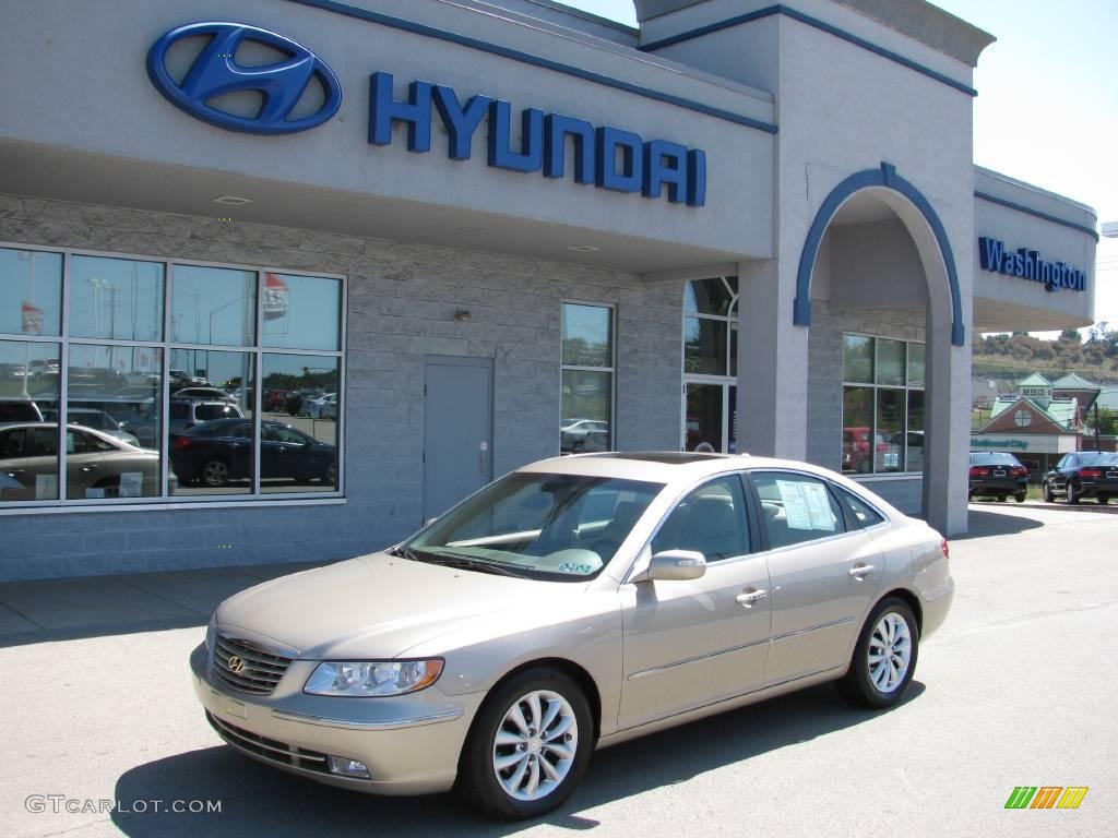 2008 Azera Limited - Golden Beige / Beige photo #1