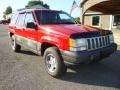 1996 Flame Red Jeep Grand Cherokee Laredo 4x4  photo #2