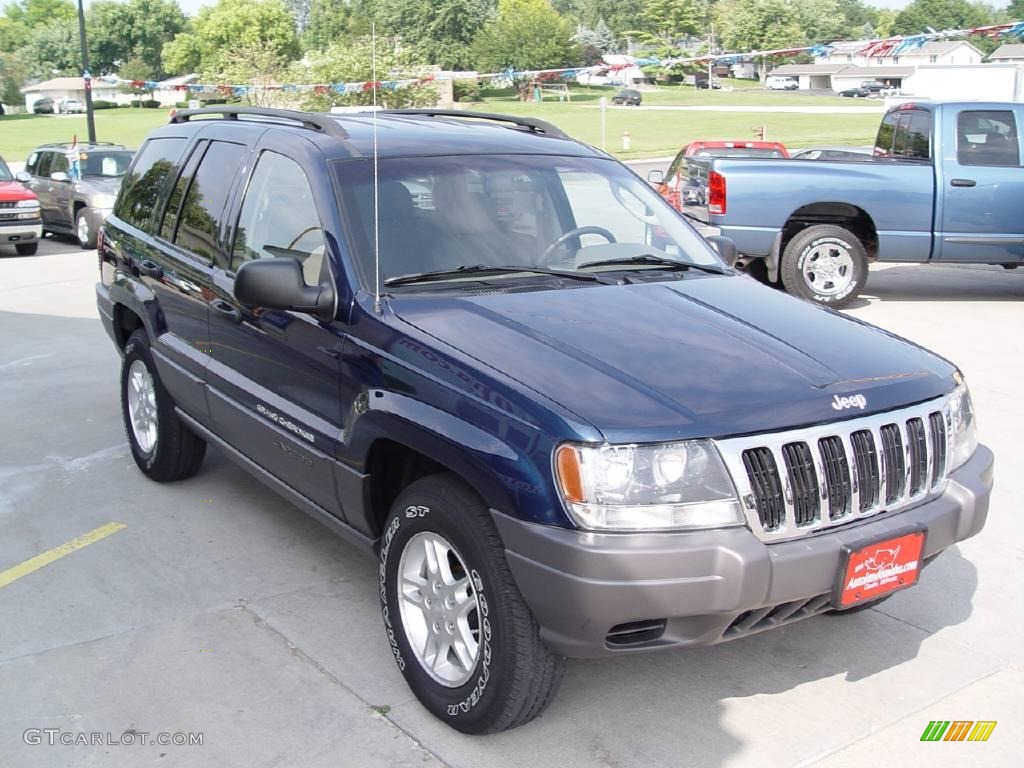 2002 Grand Cherokee Laredo 4x4 - Patriot Blue Pearlcoat / Dark Slate Gray photo #4