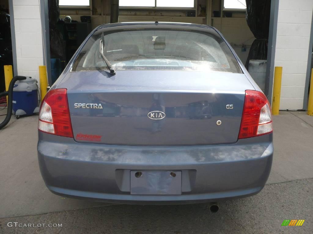 2003 Spectra GS Hatchback - Slate Blue / Grey photo #4