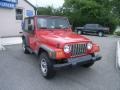 2004 Flame Red Jeep Wrangler SE 4x4  photo #8