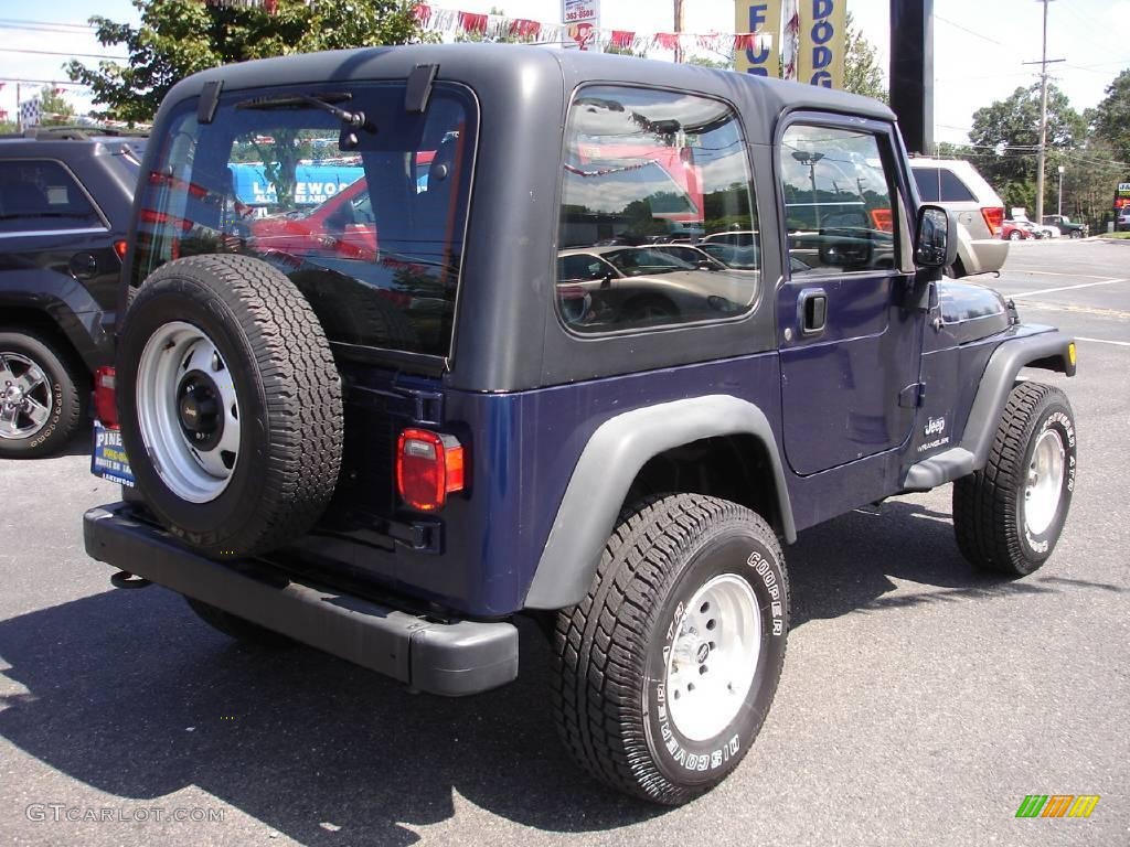 2004 Wrangler SE 4x4 - Patriot Blue Pearl / Dark Slate Gray photo #4