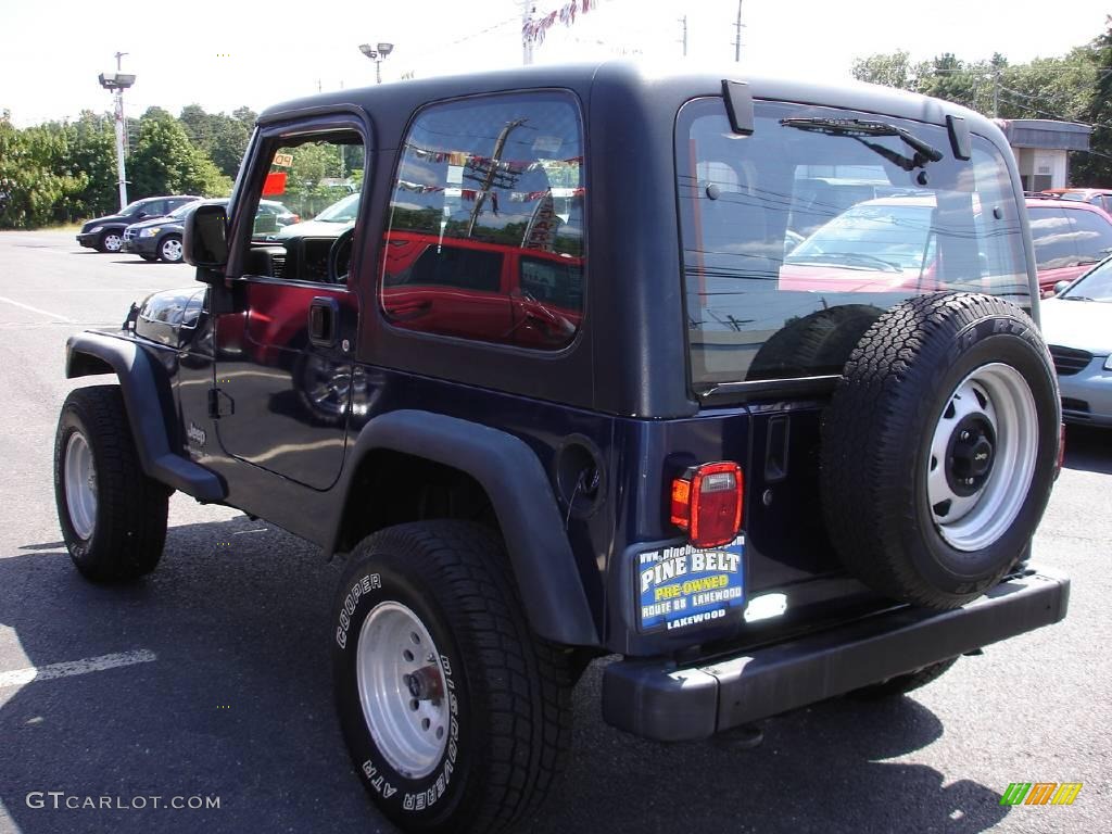 2004 Wrangler SE 4x4 - Patriot Blue Pearl / Dark Slate Gray photo #5