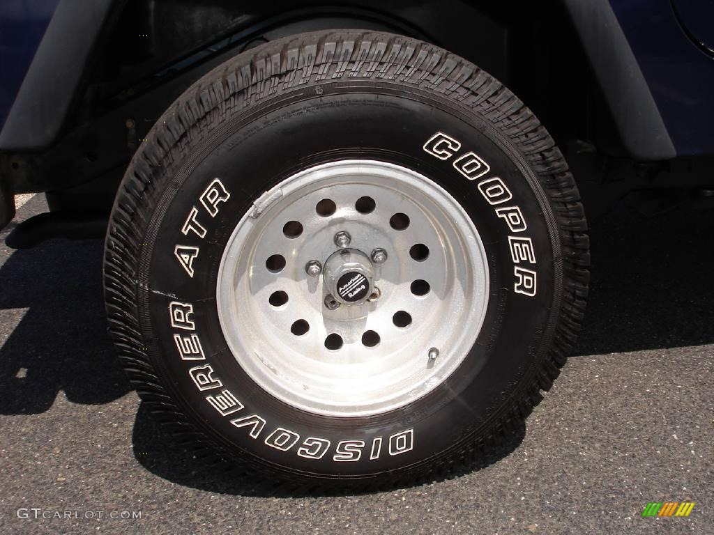 2004 Wrangler SE 4x4 - Patriot Blue Pearl / Dark Slate Gray photo #6