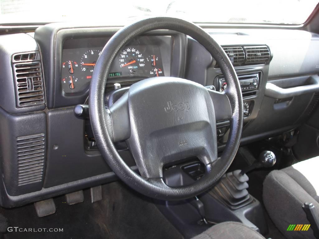 2004 Wrangler SE 4x4 - Patriot Blue Pearl / Dark Slate Gray photo #9