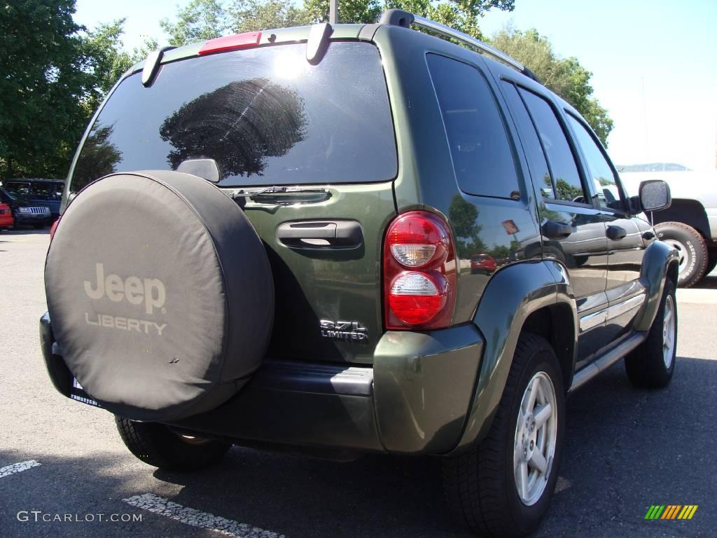2006 Liberty Limited 4x4 - Jeep Green Metallic / Dark/Light Slate Gray photo #4