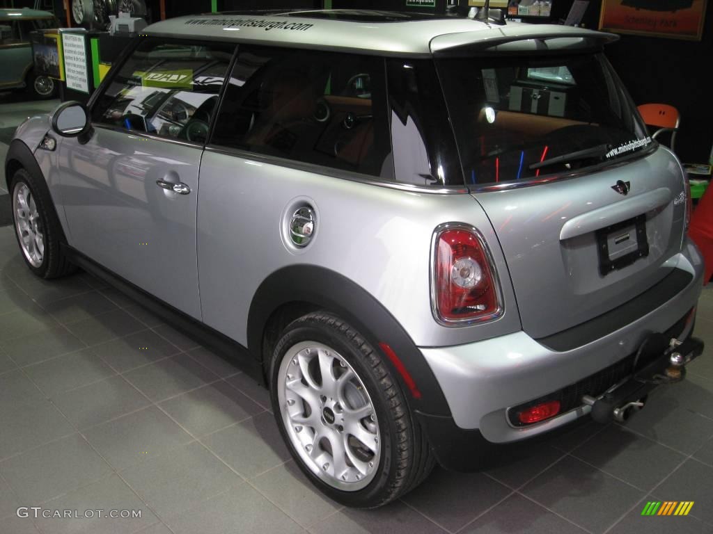 2007 Cooper S Hardtop - Pure Silver Metallic / Lounge Redwood photo #2