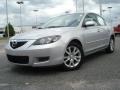 2007 Sunlight Silver Metallic Mazda MAZDA3 i Sport Sedan  photo #1