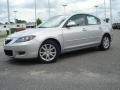 2007 Sunlight Silver Metallic Mazda MAZDA3 i Sport Sedan  photo #2