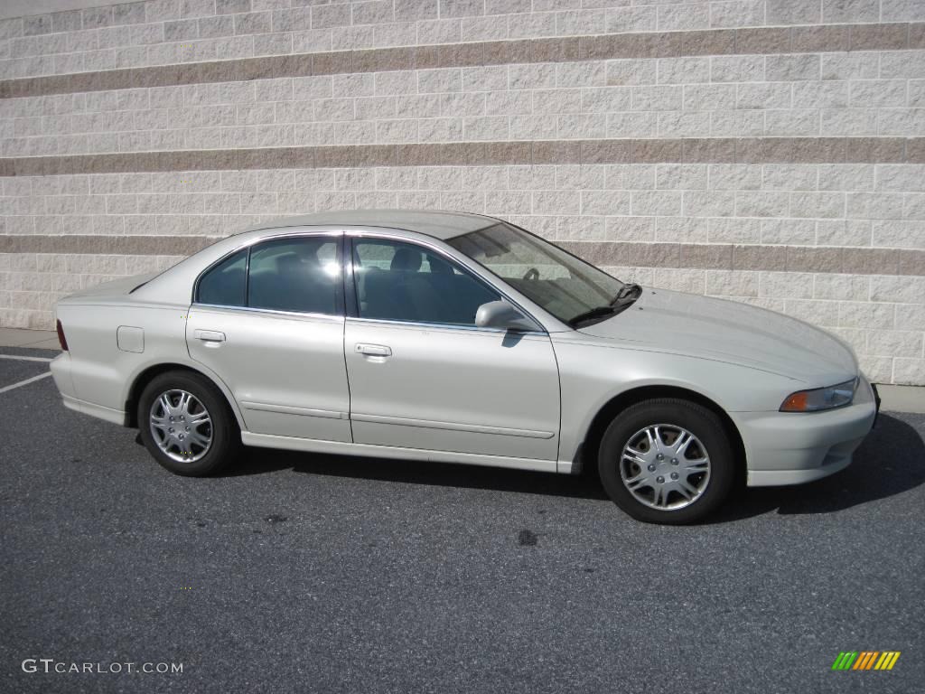 2000 Galant ES - Dover White Pearl / Gray photo #1