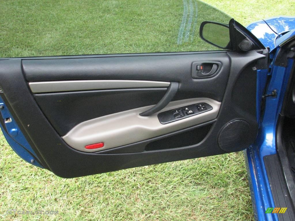 2003 Eclipse GTS Coupe - Flash Blue Pearl / Sand Blast photo #17