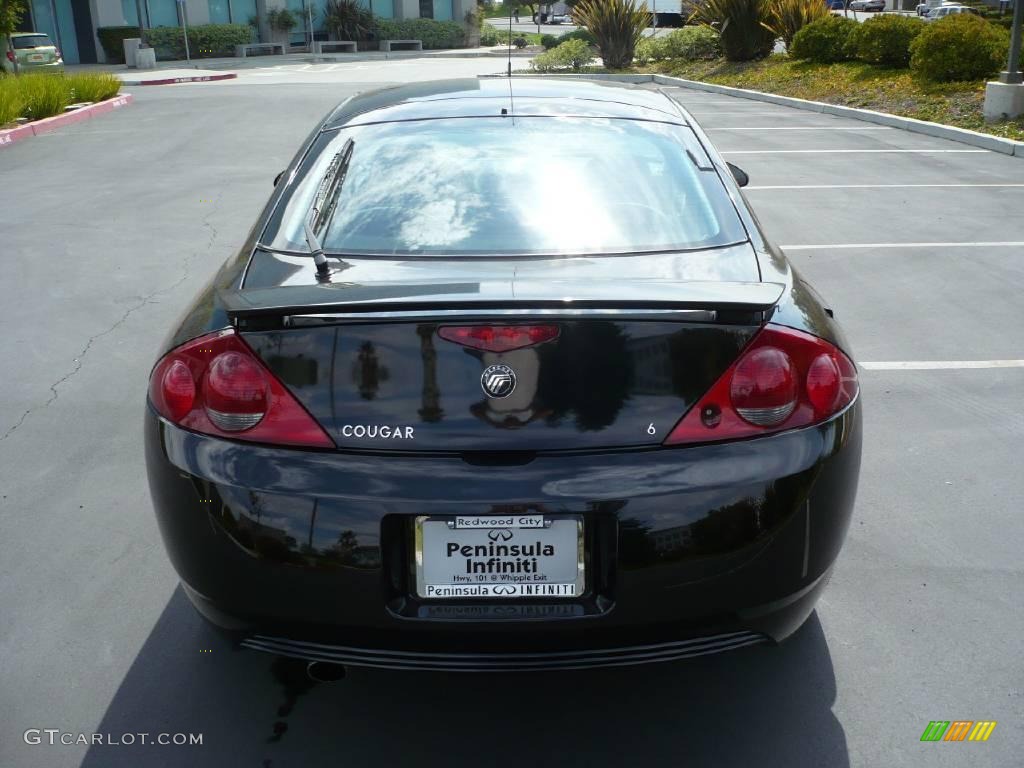 2001 Cougar V6 - Black / Medium Graphite photo #5