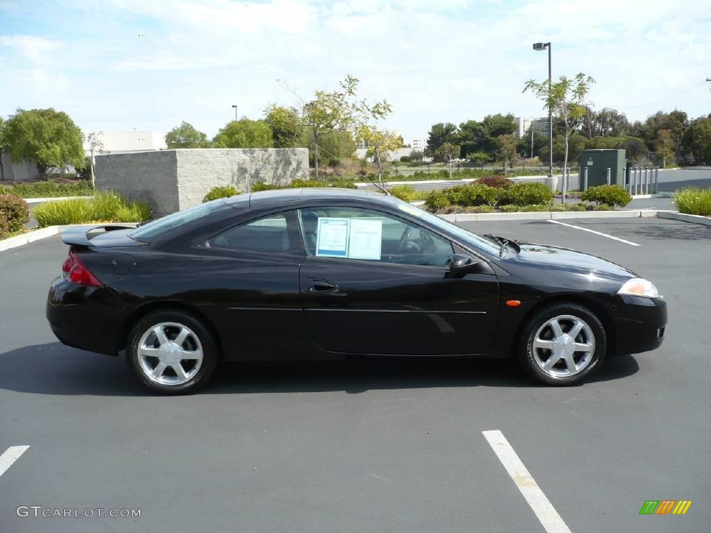 2001 Cougar V6 - Black / Medium Graphite photo #7
