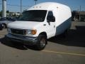 2003 Oxford White Ford E Series Cutaway E350 Commercial Utility Truck  photo #10
