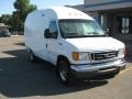 2003 Oxford White Ford E Series Cutaway E350 Commercial Utility Truck  photo #12