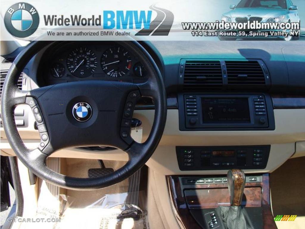 2006 X5 4.4i - Jet Black / Beige photo #9
