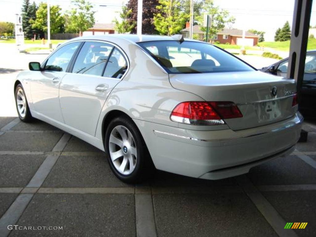 2006 7 Series 750Li Sedan - Alpine White / Beige Nasca Leather photo #6