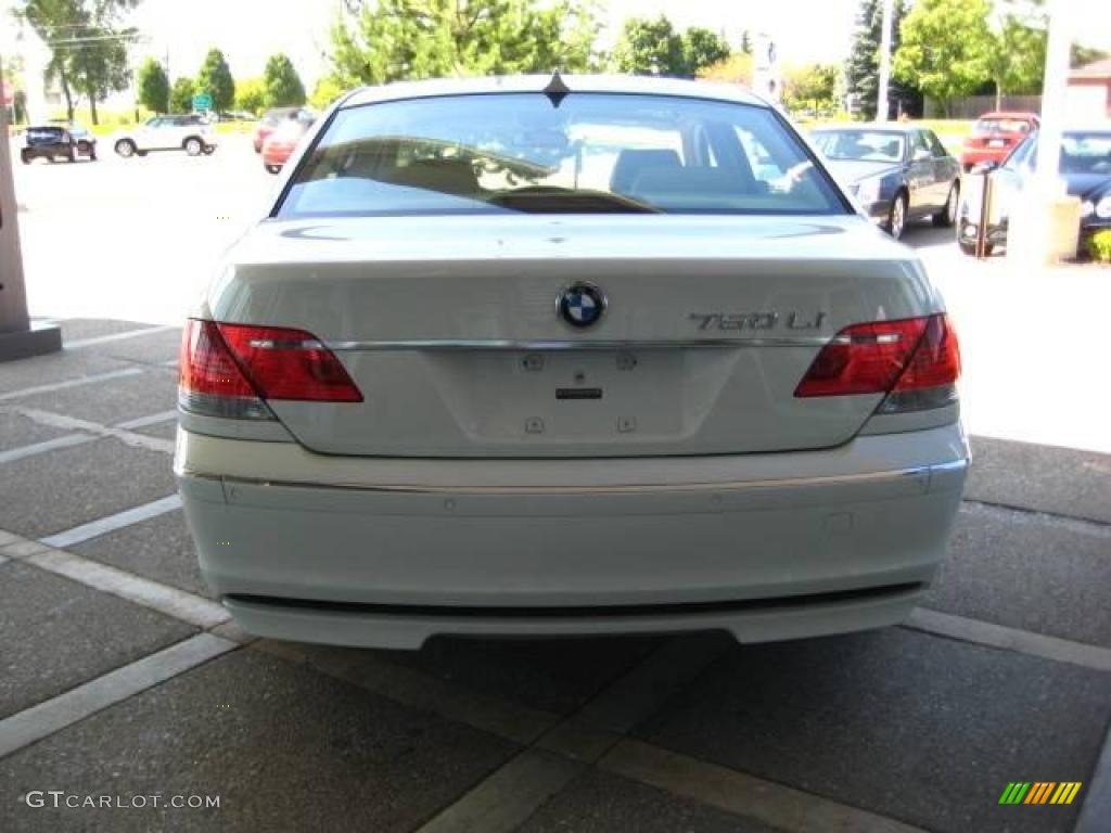 2006 7 Series 750Li Sedan - Alpine White / Beige Nasca Leather photo #7