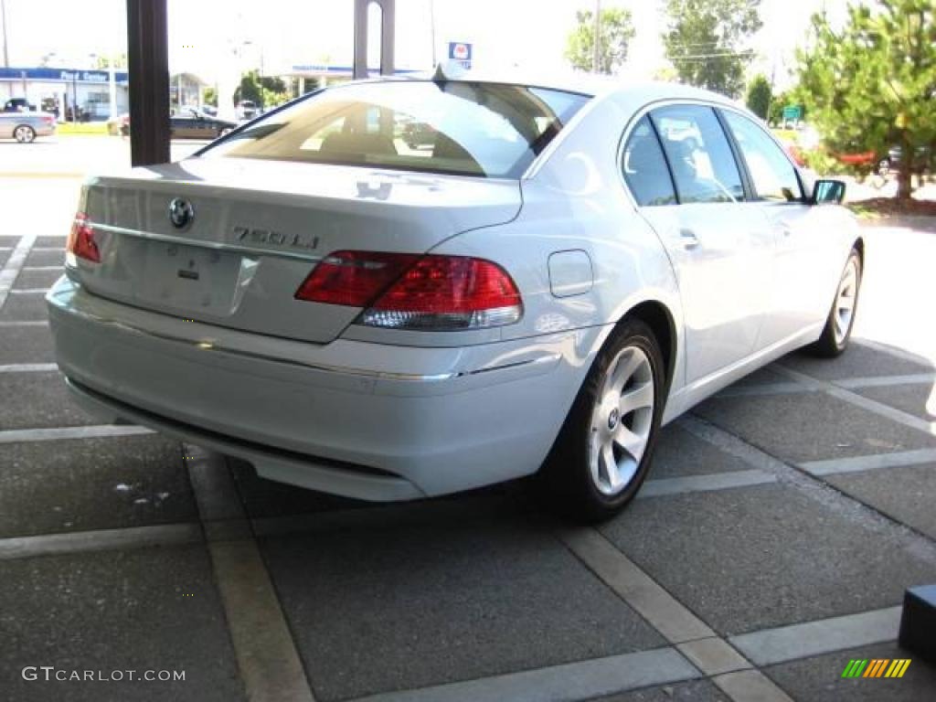 2006 7 Series 750Li Sedan - Alpine White / Beige Nasca Leather photo #8